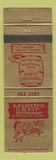 Matchbook Cover - Mining Camp Restaurant Trading Post Apache Junction AZ WEAR
