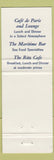 Matchbook Cover - Ritz Carlton Hotel Montreal QC