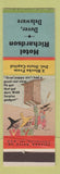 Matchbook Cover - Hotel Richardson Dover DE hillbilly outhouse