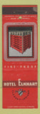 Matchbook Cover - Hotel Elkhart IN WEAR