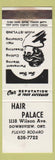 Matchbook Cover - Hair Palace Downsview ON girlie WORN