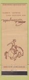 Matchbook Cover - Hotel Stampeder Calgary AB cowboy