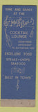 Matchbook Cover - Music Box Boston MA Copley Square
