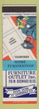 Matchbook Cover - Furinture Outlet Fort Lauderdale FL Good Advice