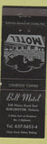 Matchbook Cover - Bell Motel Burlington ON