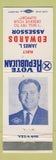 Matchbook Cover - James L Edwards Assessor