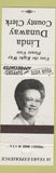Matchbook Cover - Linda Dunaway County Clerk