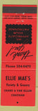 Matchbook Cover - Ellie Mae's Variety Grocery Chatham ON