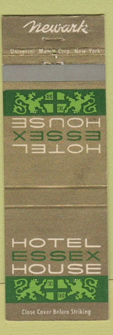 Matchbook Cover - Hotel Essex House Newark NJ
