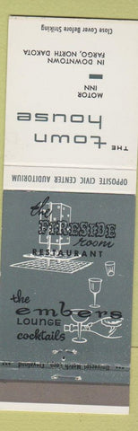 Matchbook Cover - Town House Motor Inn Fargo ND
