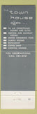 Matchbook Cover - Town House Motor Inn Fargo ND