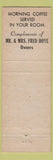 Matchbook Cover - Hotel Kelley Iola KS