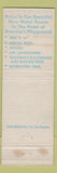 Matchbook Cover - Whaler's Inn Motel Anaheim CA Disneyland reference