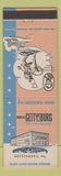 Matchbook Cover - Hotel Gettysburg PA Abraham Lincoln