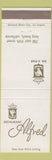 Matchbook Cover - Restaurant Alfred Long Beach CA