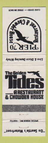 Matchbook Cover - Pier 70 Restaurant Chowder House Seattle WA WEAR