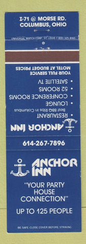 Matchbook Cover - Anchor Inn Columbus OH