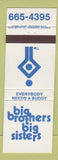 Matchbook Cover - Big Brothers Big Sisters Canada