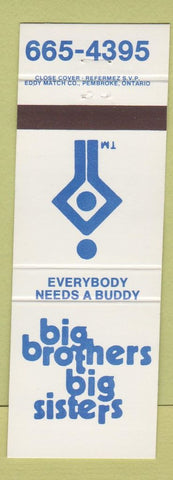 Matchbook Cover - Big Brothers Big Sisters Canada