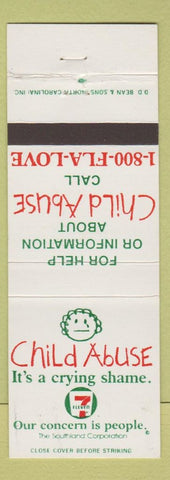 Matchbook Cover - Child Abuse 7-11