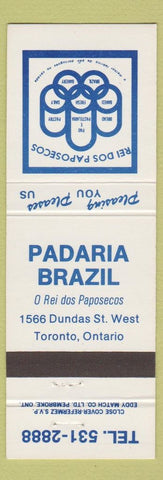 Matchbook Cover - Padaria Brazil Toronto ON