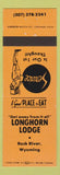 Matchbook Cover - Longhorn Lounge Rock River WY