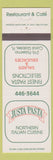 Matchbook Cover - Justa Pasta Italian Coral Gables FL