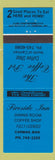 Matchbook Cover - Fireside Inn Carman MB blue