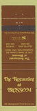 Matchbook Cover - Restaurant at Blossom Cleveland Akron Cuyahoga Falls OH