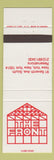 Matchbook Cover - The Front New York City