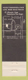 Matchbook Cover - Fire Pit on the Beach Del Mar CA