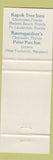Matchbook Cover - Kapok Tree Clearwater Beach Madeira Fort Lauderdale FL