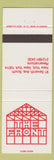 Matchbook Cover - The Front New York City