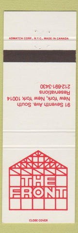 Matchbook Cover - The Front New York City
