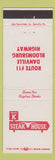 Matchbook Cover - Triple K Steak House Danville Bloomsburg PA