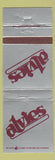 Matchbook Cover - Alvies Cleveland Stadium WEAR