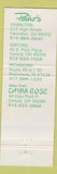Matchbook Cover - Pedro's Cantina Restaurant Hamilton Oxford OH Richmond IN