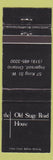 Matchbook Cover - Old Stage Road House Ingersoll ON