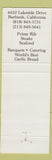 Matchbook Cover - Smoke House Restaurant Burbank CA