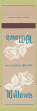 Matchbook Cover - Billow's Funeral Home Fairlawn Cuyahoga Falls Portage Lakes OH