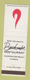 Matchbook Cover - Bob Heilman's Beachcomber Restaurant Clearwater Beach FL