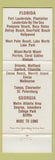 Matchbook Cover - Ranch House FL GA chain
