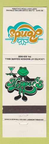 Matchbook Cover - Ponds Hopper's Frog Madison Square Mall