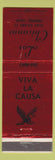 Matchbook Cover - Los Chicanos Fresno CA