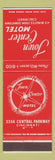 Matchbook Cover - Town Center Motel Cincinnati OH