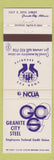 Matchbook Cover - Granite City Steel Employees Credit Union Granite City IL