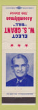 Matchbook Cover - WS Grant Bill Assemblyman