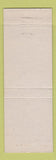 Matchbook Cover - Hotel Baker OR