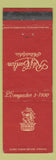 Matchbook Cover - Ritz Carlton Hotel Philadelphia PA WEAR