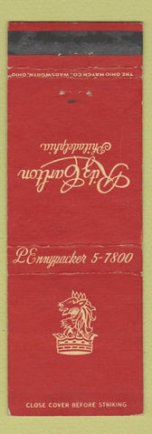 Matchbook Cover - Ritz Carlton Hotel Philadelphia PA WEAR